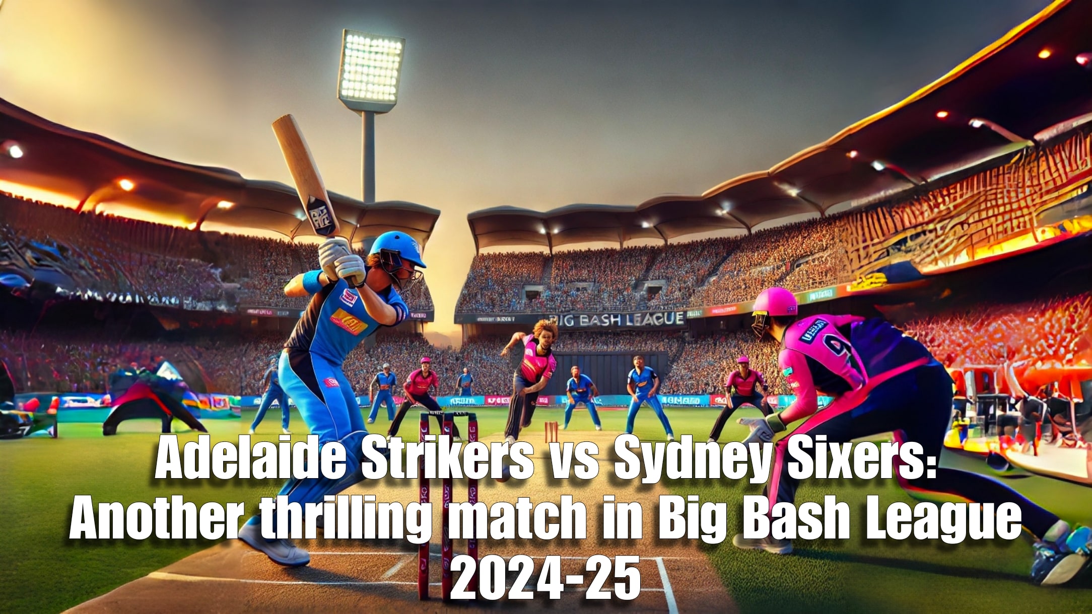 Adelaide Strikers vs Sydney Sixers: Another thrilling match in Big Bash League 2024-25