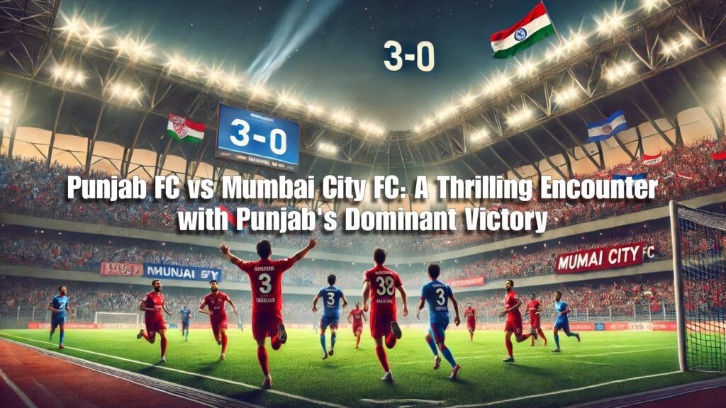 Punjab FC vs Mumbai City FC: A Thrilling Encounter with Punjab's Dominant Victory

