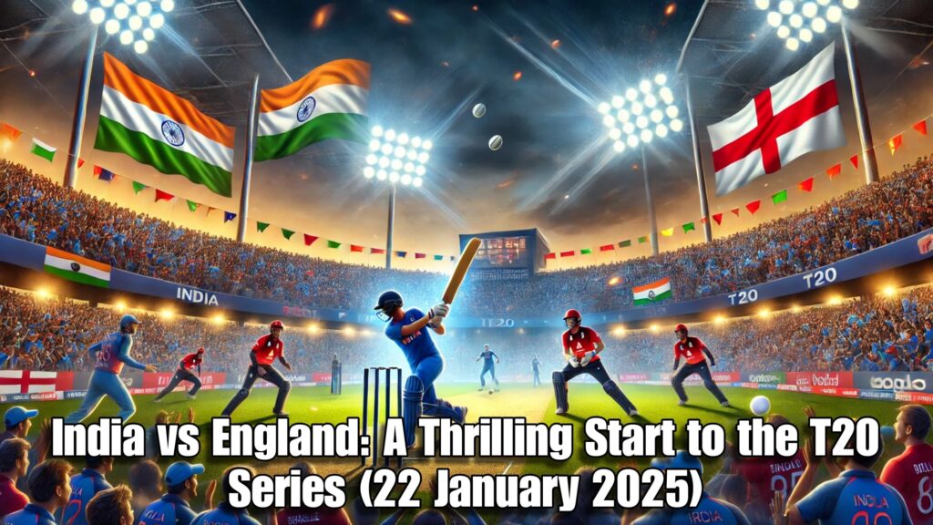 India vs England: A Thrilling Start to the T20 Series (22 January 2025)

