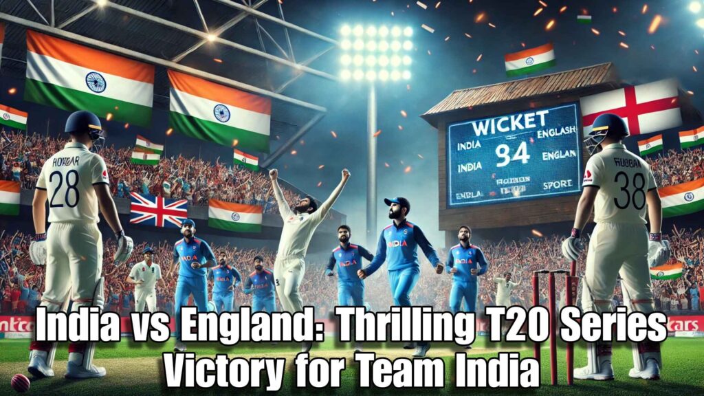 India vs England: Thrilling T20 Series Victory for Team India