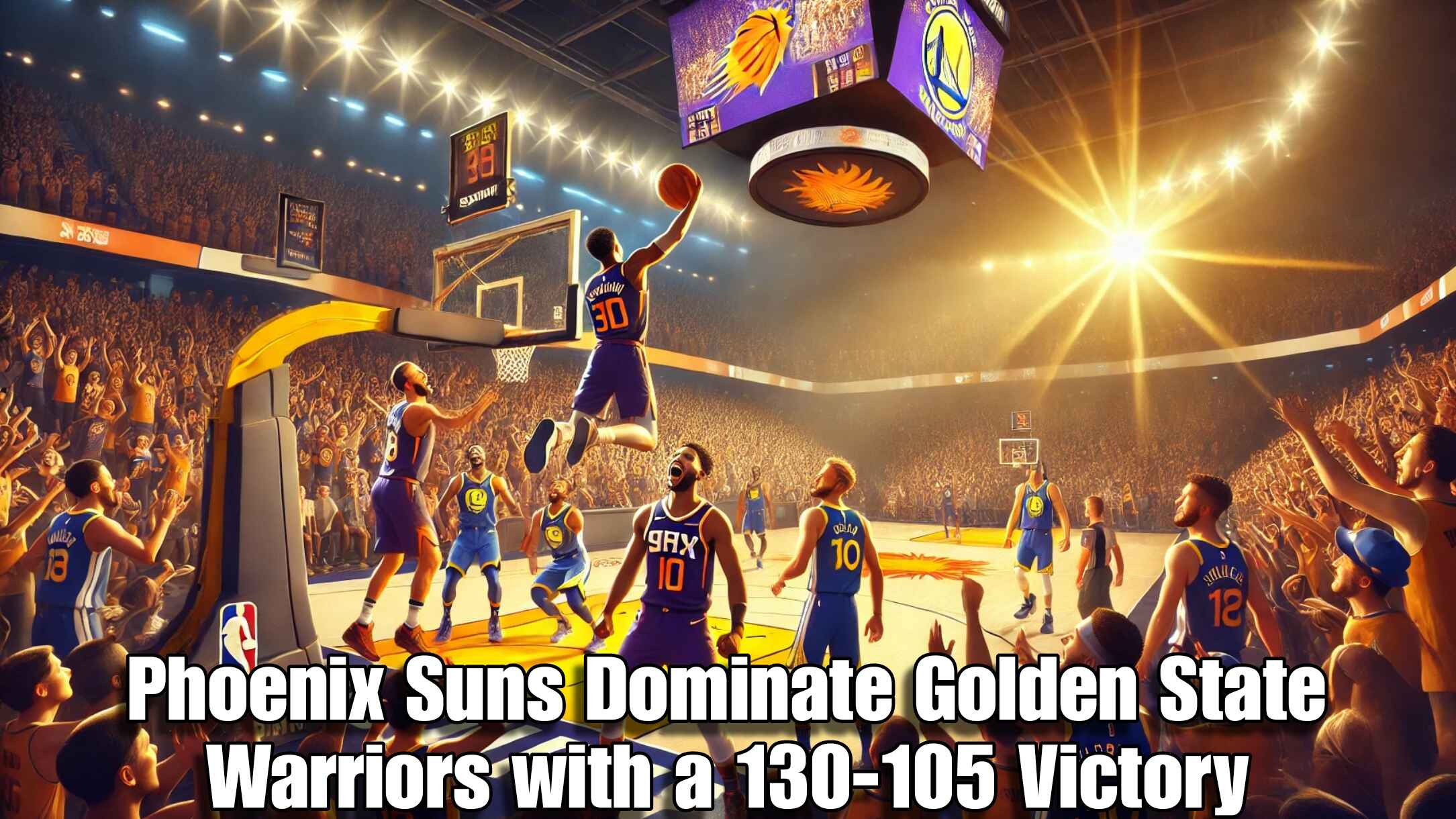 Phoenix Suns Dominate Golden State Warriors with a 130-105 Victory